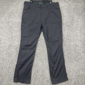 Ariat Rebar M7 Pants Mens Size 34x32 Gray Slim Straight Leg DuraStretch Workwear